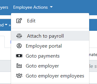 Attach payroll