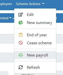 New payroll
